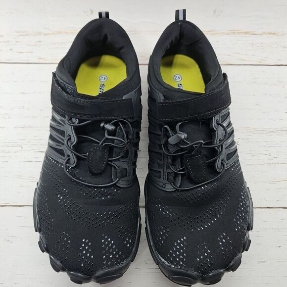 Whitin Minimalist Trail Runner Mens 9 42 Black Wide Toe Box Barefoot Inspired‎ - Picture 3 of 11